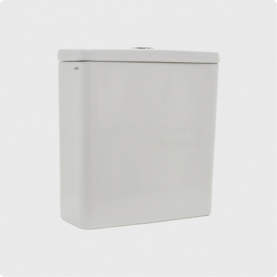 Бачок для напольного унитаза AQUAme (AQM1102E), 34.5x14x39 см белый